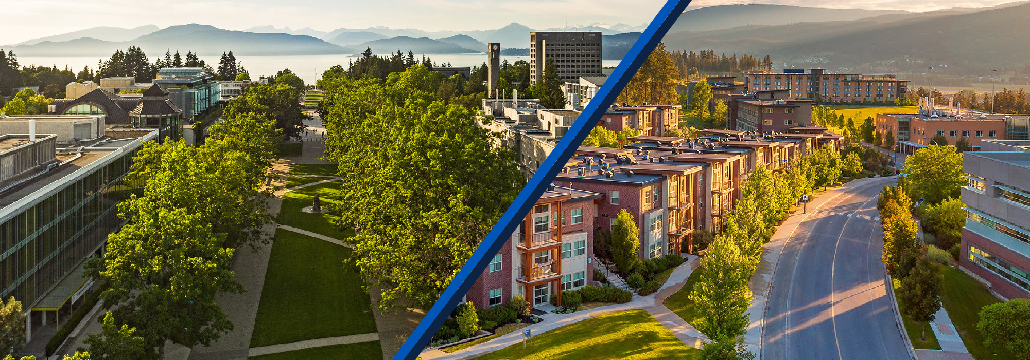 Birds eye view of UBC Vancouver